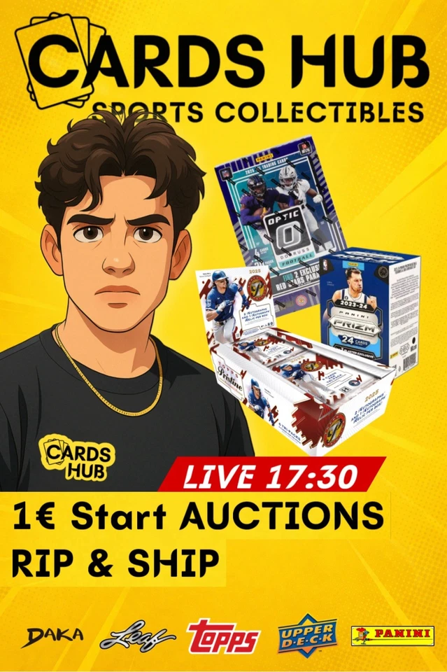 1€ Start Box Break NFL - NBA - MLB | Sports Cards