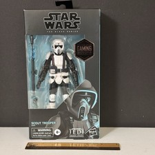 Star Wars 6 Black Series SCOUT TROOPER Fallen Order Gaming Greats NIB Sealed