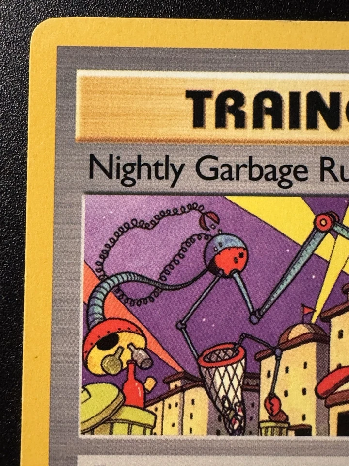 [Ink Error] 1st Edition Nightly Garbage Run 77/82 Team Rocket Pokemon Card MP - Image 3 of 4