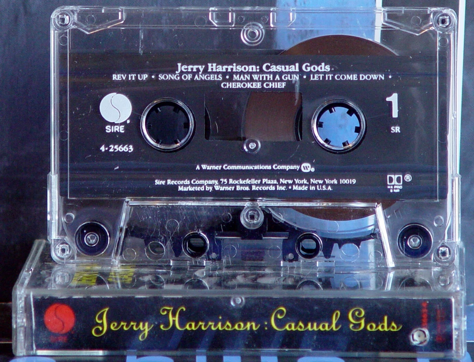 Jerry Harrison: Casual Gods s/t CASSETTE: 1987 Sire Talking Heads Modern Lovers Foto 3 de 4