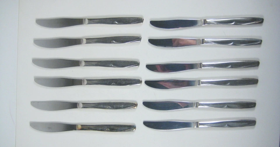 Concept Pattern 1957 12 件套老式不锈钢黄油刀 — 第 2/4 张图片