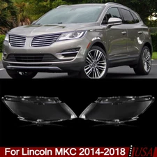 For Lincoln MKC 2014-2018 Left Right Side Headlight HeadLamp Lens Cover Shell