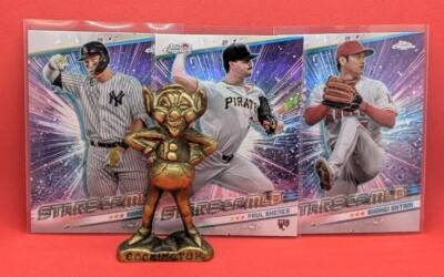 2024 Topps Chrome Stars of MLB - CSMLB - Series 1, 2, & Update - Pick Your Card
