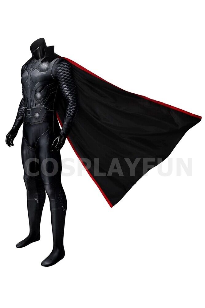 Marvel Avengers 3: Infinity War Thor Battle Suit Adult Men Cosplay Costume  with Cloak for Halloween Carnival