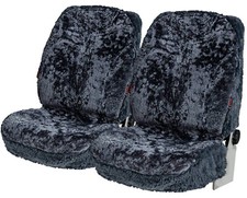 2x LAMMFELL-Sitzbezug ANTHRA feste Wolle Mercedes A- B- C- Klasse W202 W203 W204 2x LAMMFELL-Sitzbezug ANTHRA feste Wolle Mercedes A- B- C- Klasse W202 W203 W204