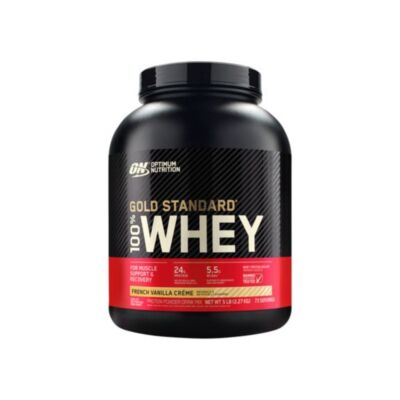 GOLD STANDARD 100% WHEY Protein Powder   French Vanilla Creme (73, 5 lbs.)