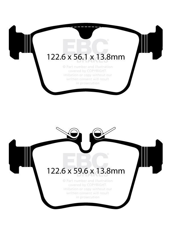 EBC DP42411R  Yellowstuff Brake Pad Set