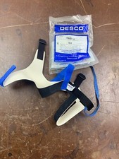 DESCO 17292 Premium Full Coverage Foot Grounder, 2 Meg Resistor LARGE GROUND VY
