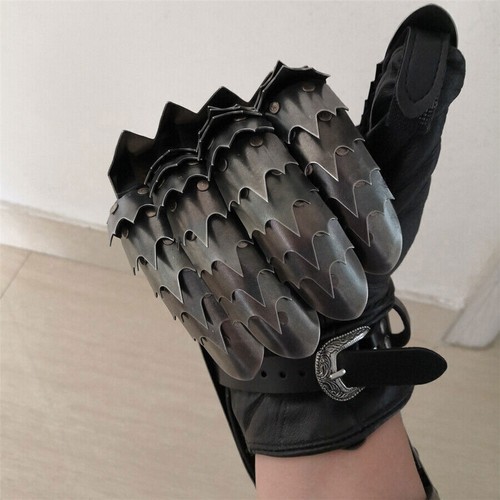 1:1 The Lord of the Rings Sauron Metal Steel Hand Armor Wearable Gloves Cosplay - Picture 11 of 24