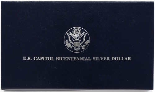 1994 D U.S. Capitol Bicentennial Anniversary Unc. Silver Dollar w/ Box & COA - Picture 6 of 6