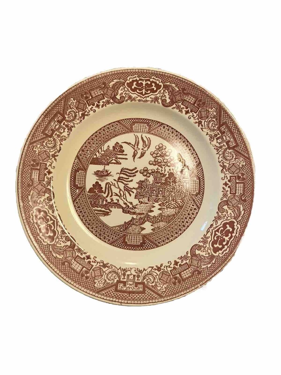 Chinese Restaurant Red Willow Ware By Royal China Set Of VTG Royal