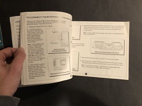 sega CD console system instruction manual insert Only