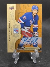 2018-19 Upper Deck Engrained Autographs Brett Howden Auto New York Rangers #59