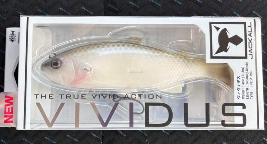 Leurre Souple JACKALL VIVIDUS HASU 1,8 Oz - Swimbait Flottant Kyoya Fujita 2025