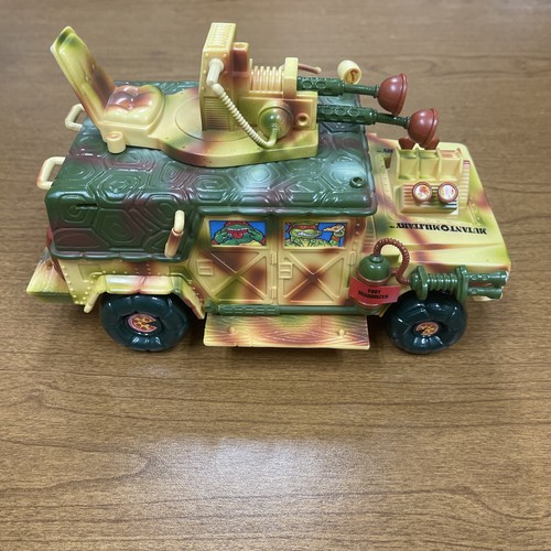 Vintage 1992 TMNT Adolescenti Mutanti Tartarughe Ninja Militari Fogna Incrociatore Sabbia - Foto 4 di 8