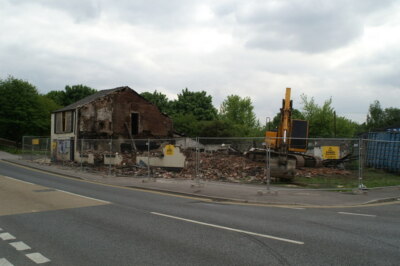 Foto 6x4 Nach dem Brand - 02 Wigan Am Abend des 16. Mai größten Teil des c2008