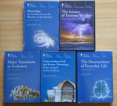 Great Courses-5 Science & Mathematics Courses with Various Subtopic-CHOOSE ONE