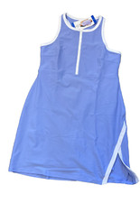 NEW SAGE Women  s Sleeveless Active Dress with Shorts Purple Size L