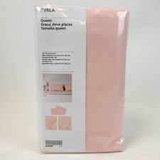 Ikea DVALA Sheet set Light Pink Queen Cotton ...