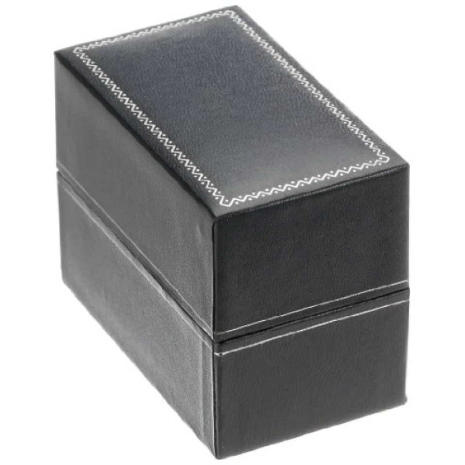 NOVO August Steiner AS8047SS Relógio Masculino Pulseira de Prata com Moldura de Aço Canelado Diamante - Imagem 3 de 3