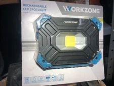 Workzone Rechargeable LED Spotligh Lithium Ion Battery 2000 Lumen