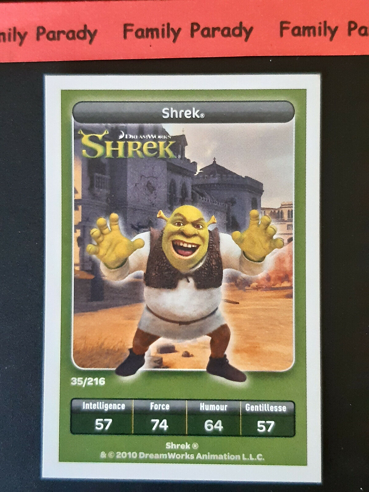 Card Carrefour Dreamworks N°3/216 - Shrek