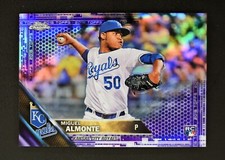 2016 Topps Chrome #126 Miguel Almonte /275 Purple Refractor Kansas City Royal