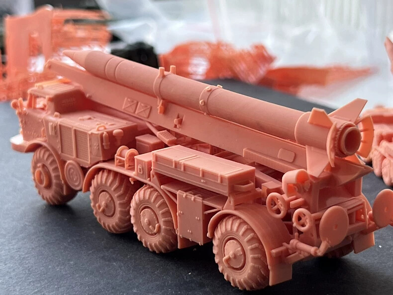 3D Printed 1/72/87/144 Model Kit Soviet Frog 7 Tactical Missile