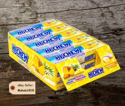  Hi Chew Morinaga Chewy Candy 1.76 oz - Pineapple Hawaii exclusive (Pack of 15)