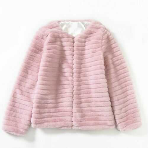 Veste En Fourrure Teintée Frylane Paris - Taille 40 - Reflets Rose Pâle - Occasion Très Bon état