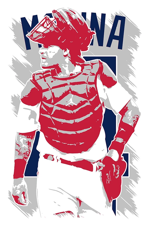 YADIER MOLINA arte impressão/pôster ST. LOUIS CARDINALS GRÁTIS S&H! Camisa B2G2 - Imagem 2 de 4