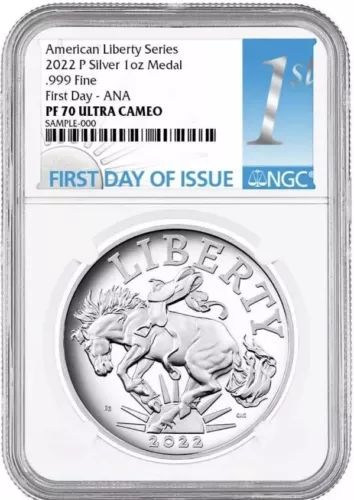 2022 AMERICAN LIBERTY Silver Medal NGC PF70💥FLAWLESS QUALITY💥⭐️ANA⭐️FIRST DAY