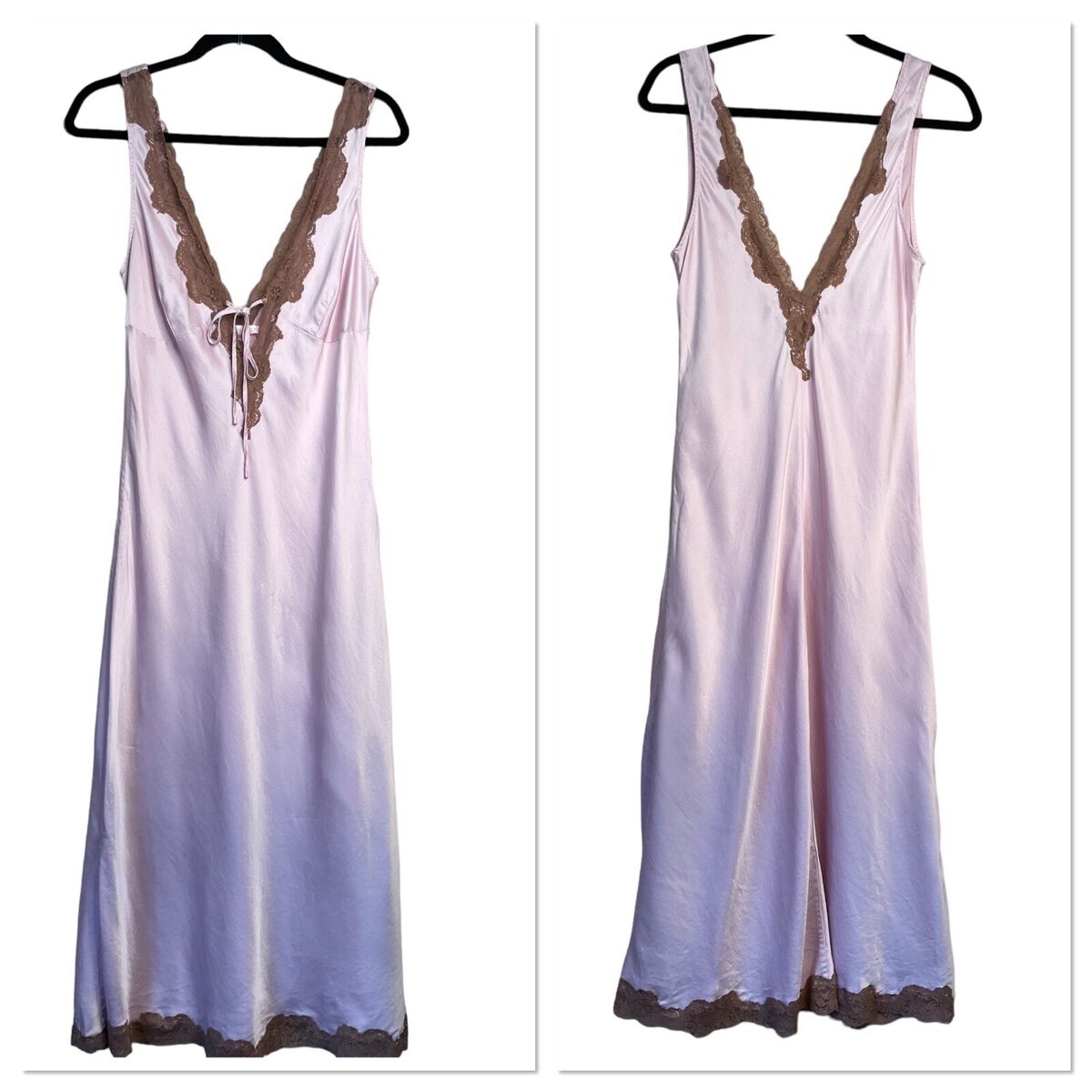 Silk- Night Robe, Long-sleeves Fur, Sleepwear Dress ( Set 2) | Fruugo NO