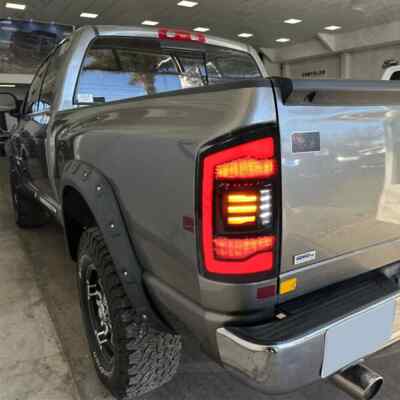 Paar Für Dodge RAM 1500 2500 3500 2002 2003-2006 LED Sequenzielle Rückleuchten