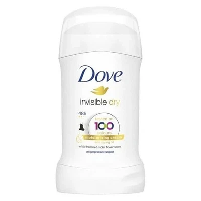 Dove Invisible Dry Antiperspirant Deodorant Stick 40ml Black - Image 1 of 4