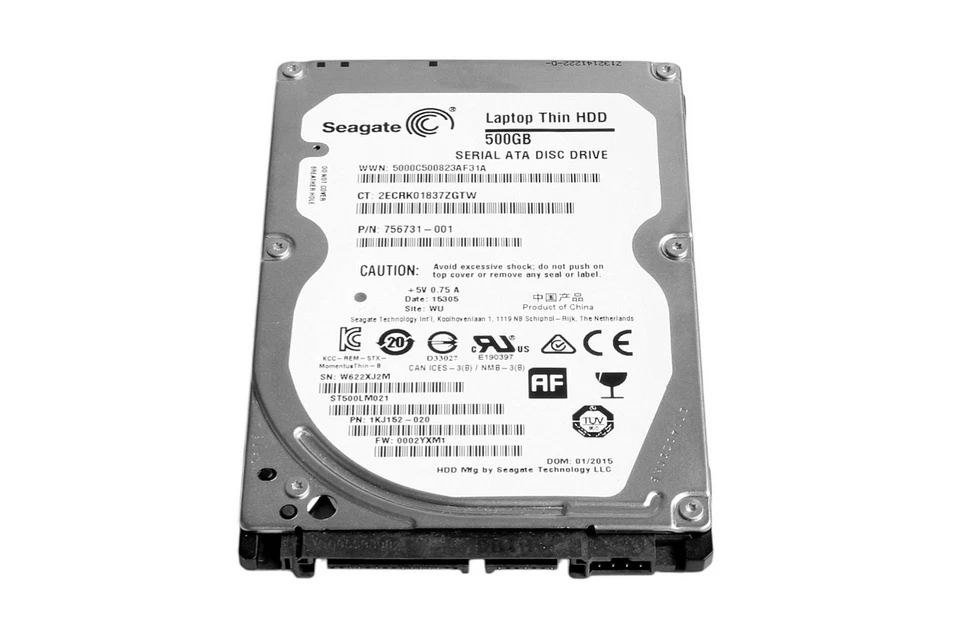 Seagate Laptop Thin HDD ST500LM021 | 500GB | SATA | 2.5" | intern