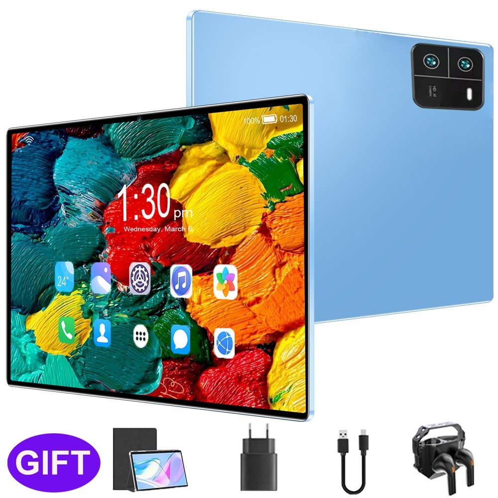 2026 HD 10&period;1in Tablet 16GB RAM 256GB ROM Android 15 Tablet Octa-Core 5MP&plus;8MP PC