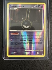 Pokemon TCG Unown ! 42/146 Legends Awakened Holo Rare EN 2008 50 HP