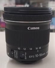 Canon EF-S 10-18mm f/4.5-5.6 IS STM Wide-Angle Lens Used