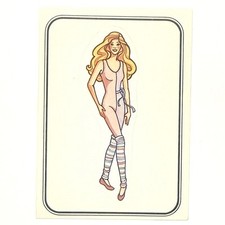 VINTAGE 1983 MATTEL FIGURINE PANINI BARBIE ALBUM STICKER  42