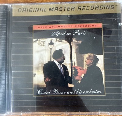 Count Basie And Orchestra  April in Paris  24 KT Gold Plated CD EX Condition