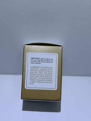 Vital Beauty Brightening Eye Cream * Power Glow * w/ Vitamin C and Caffeine 