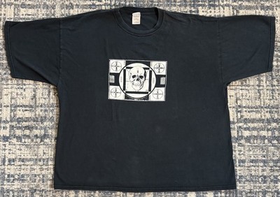 Vintage 90s Psychick Television 8 Transmissions 8 VHS (1988) Tee 3XL Psychic TV