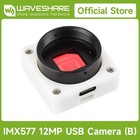 Waveshare IMX577 12MP USB Camera (B), 3840 × 3024, Plug and Play, Supports C/CS