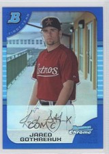 2005 Bowman Chrome First Year Blue Refractor 69/150 Jared Gothreaux #290 0a1