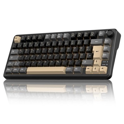 K75 Kabellose Mechanische Gaming Tastatur, QWERTZ 81 Tasten, RGB, Fünfschicht...
