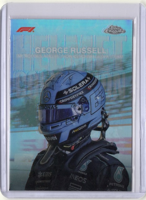 2024 Topps Chrome Formula 1 #HC-5 George Russell Helmet Collection