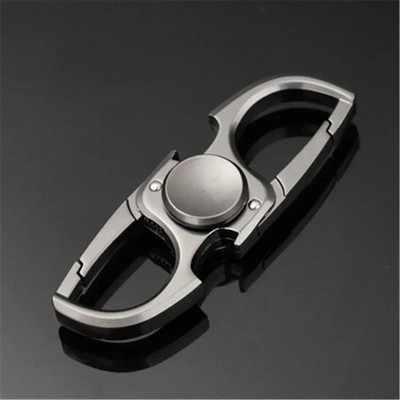 Finger Spinner Fidget Hand Spinner Anti-Anxiety Stress Relief Keychain Toy