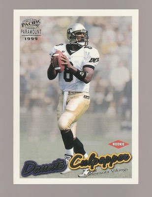 1999 Pacific Paramount #130 Daunte Culpepper RC, Minnesota Vikings