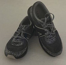 ALEGRIA TRAQ WOMENS ATHLETIC SHOES BLACK GREY MESH QAR5994 Size 37 Size 6.5